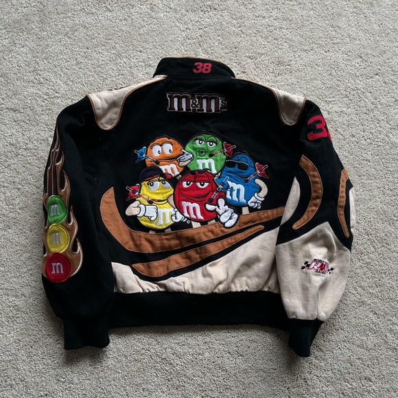 M&M’s NASCAR JACKET KIDS MEDIUM - Picture 6 of 6